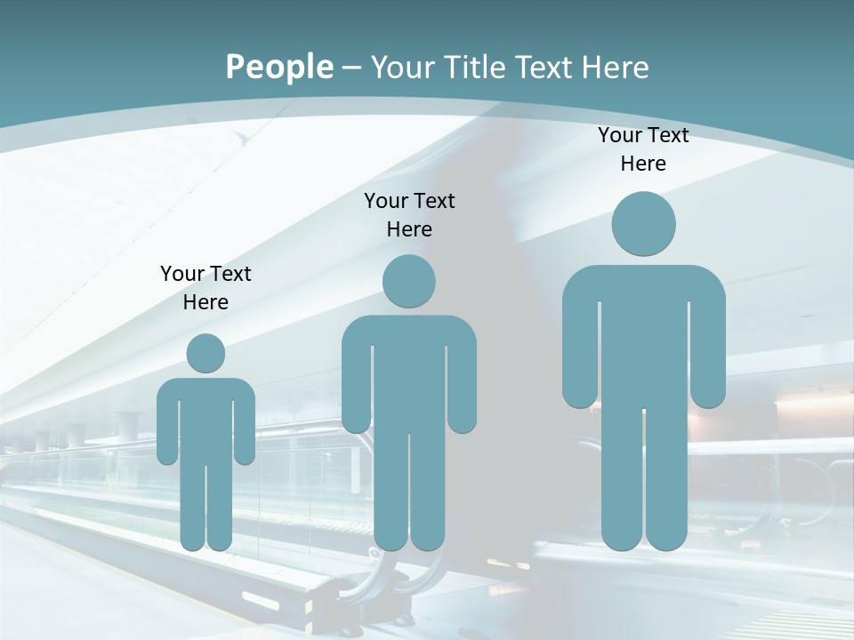 Ocean Water Woman PowerPoint Template