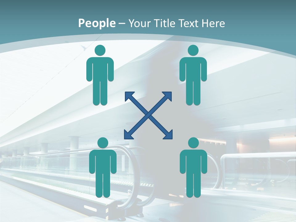 Ocean Water Woman PowerPoint Template