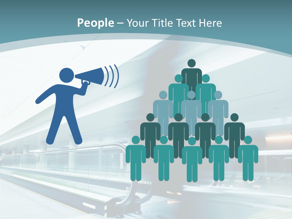 Ocean Water Woman PowerPoint Template