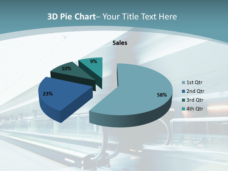 Ocean Water Woman PowerPoint Template