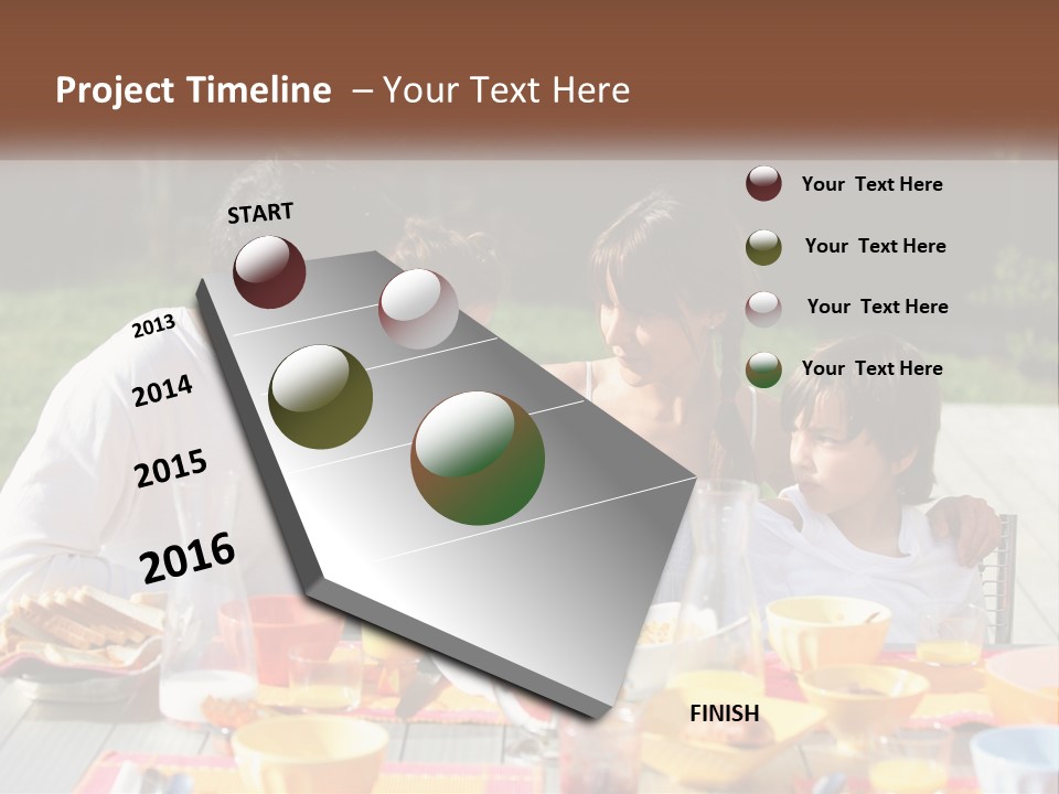 Sand Life Sunrise PowerPoint Template