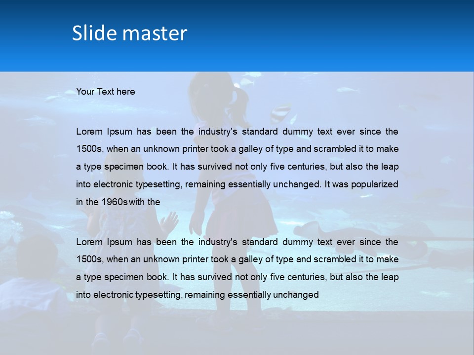 Elderly Daughter Single PowerPoint Template