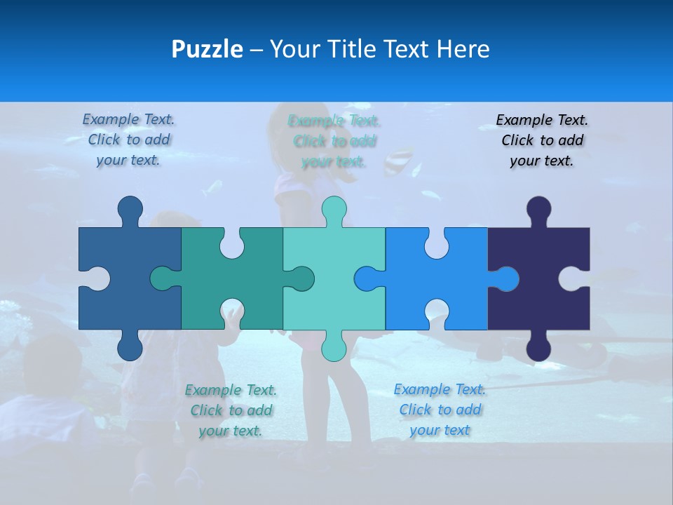 Elderly Daughter Single PowerPoint Template