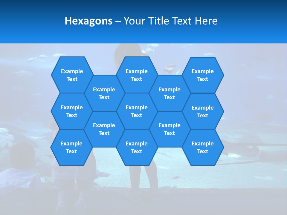 Elderly Daughter Single PowerPoint Template