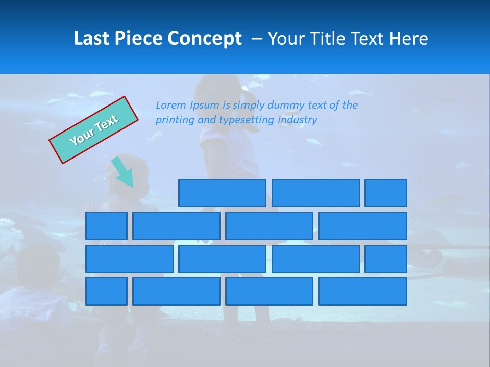 Elderly Daughter Single PowerPoint Template