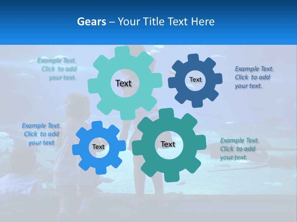 Elderly Daughter Single PowerPoint Template