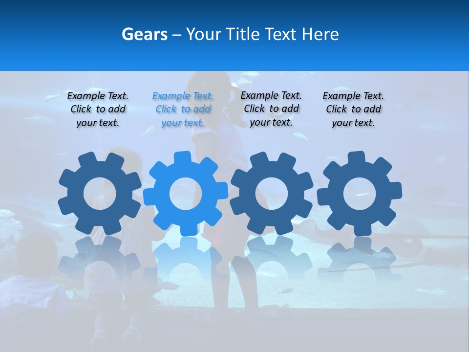 Elderly Daughter Single PowerPoint Template