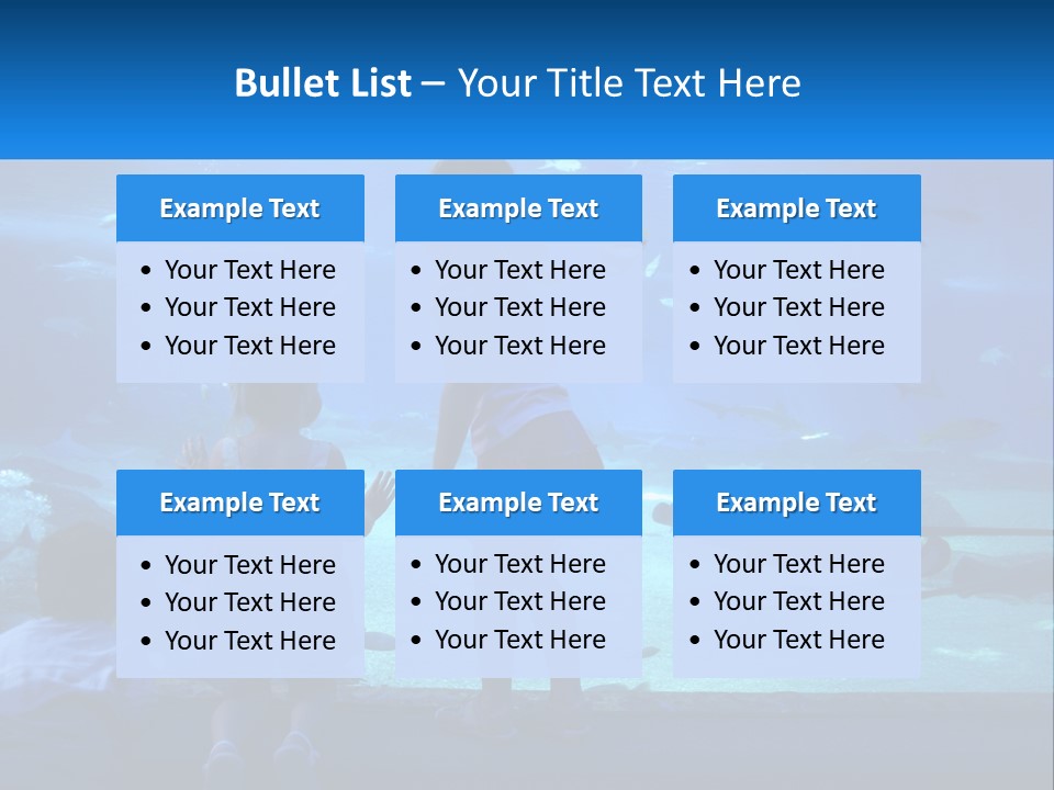 Elderly Daughter Single PowerPoint Template