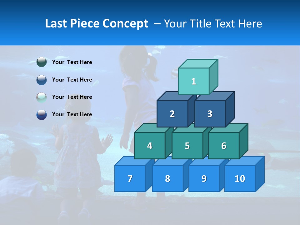 Elderly Daughter Single PowerPoint Template