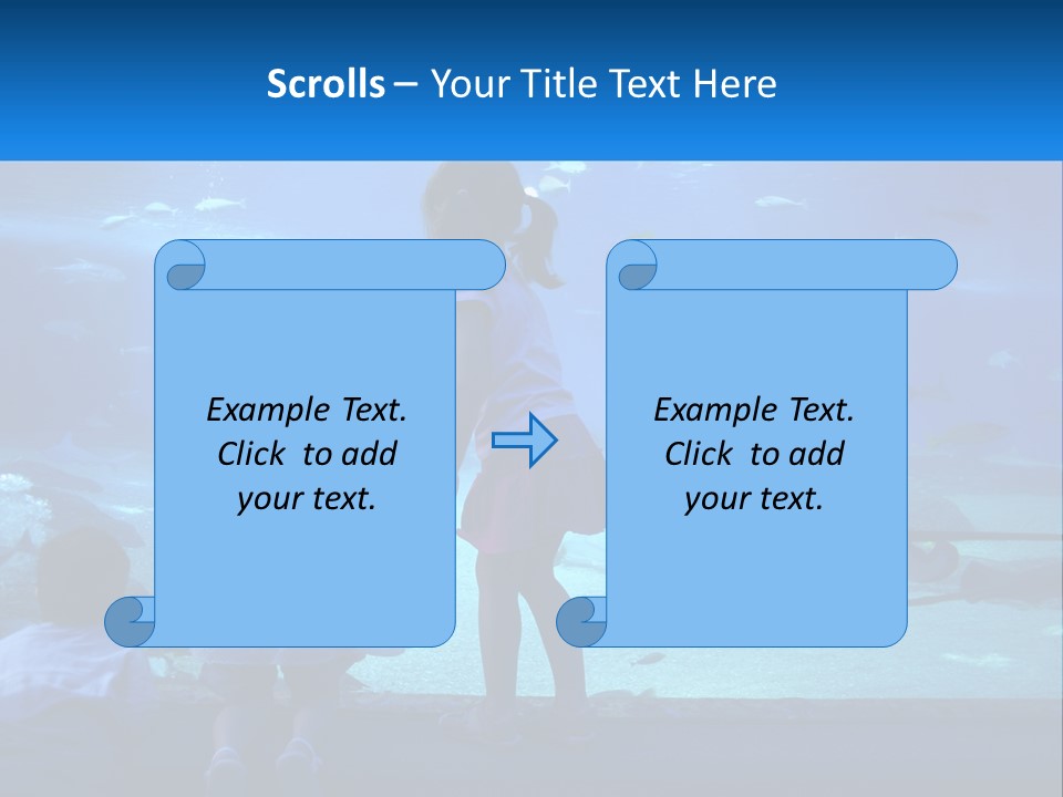 Elderly Daughter Single PowerPoint Template