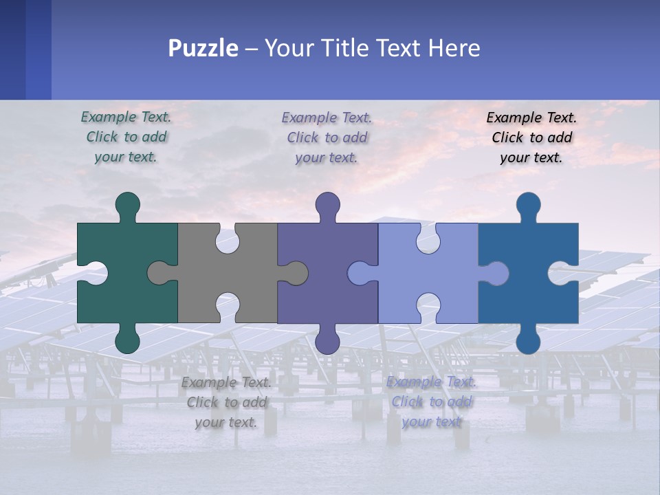 Sunset Family Sand PowerPoint Template