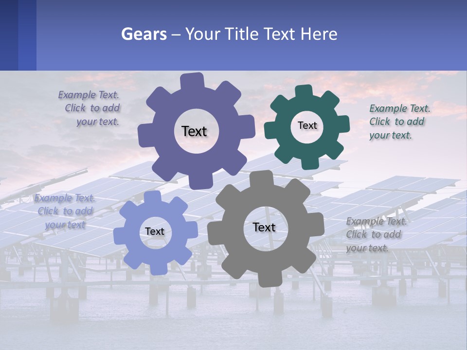 Sunset Family Sand PowerPoint Template