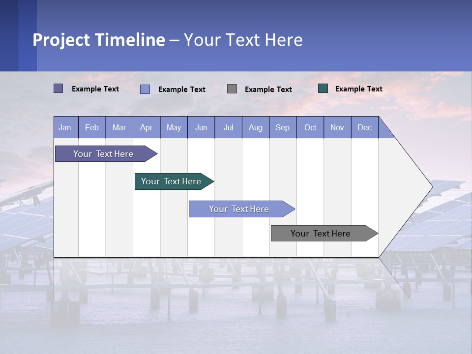 Sunset Family Sand PowerPoint Template