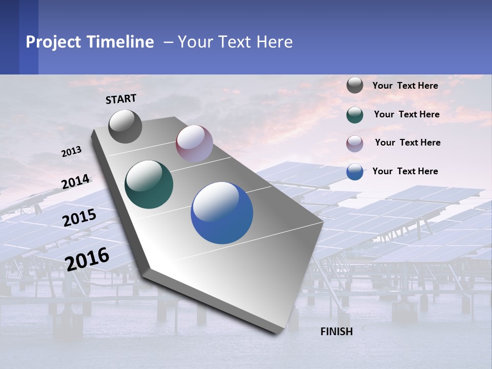Sunset Family Sand PowerPoint Template