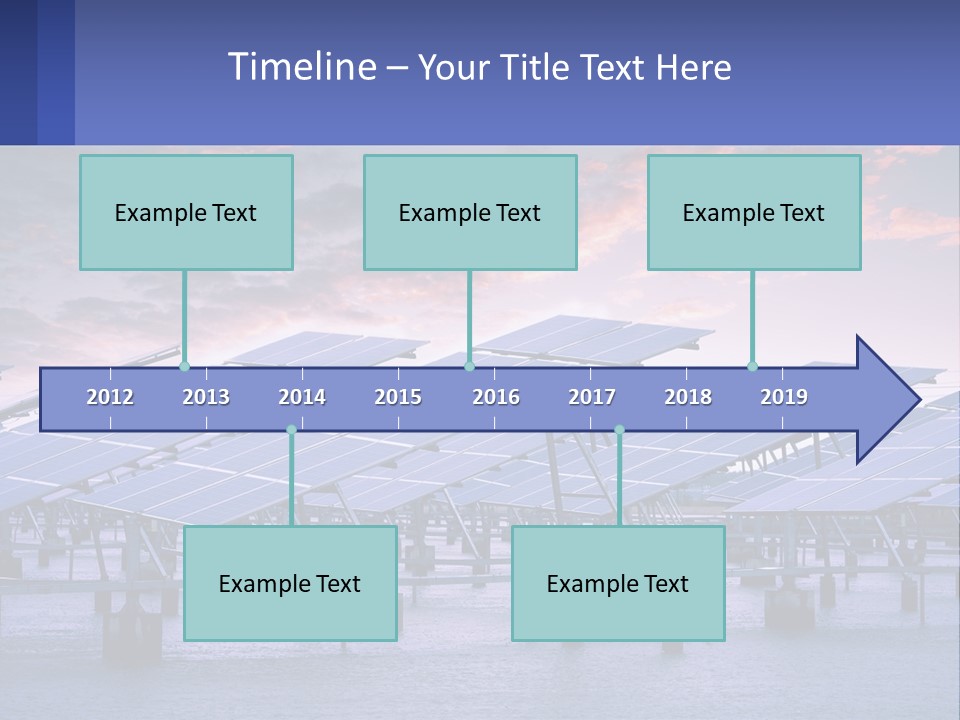Sunset Family Sand PowerPoint Template