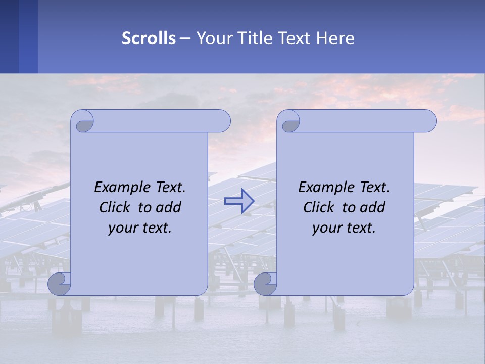 Sunset Family Sand PowerPoint Template