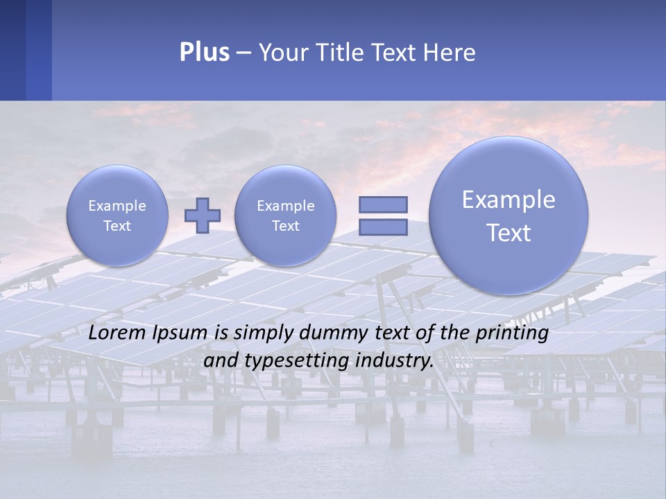 Sunset Family Sand PowerPoint Template