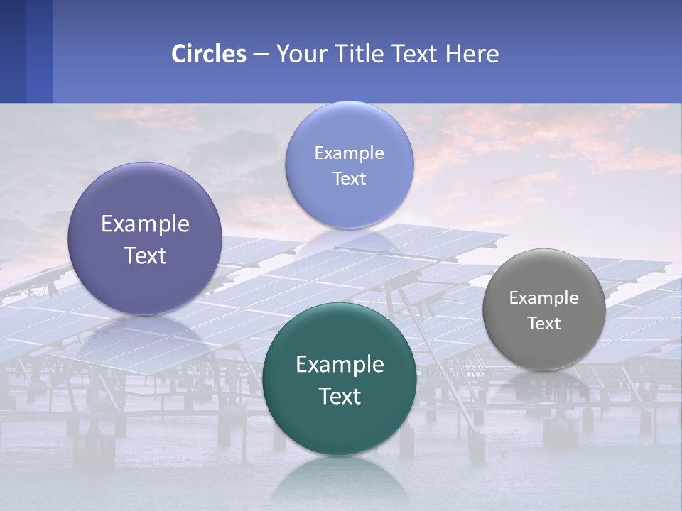 Sunset Family Sand PowerPoint Template