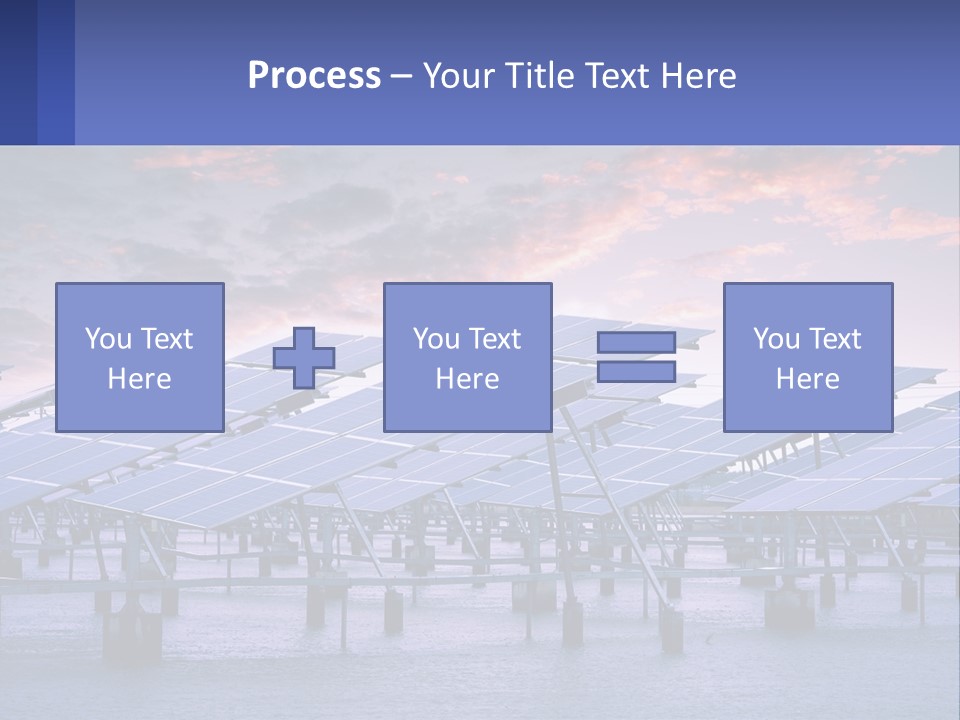 Sunset Family Sand PowerPoint Template