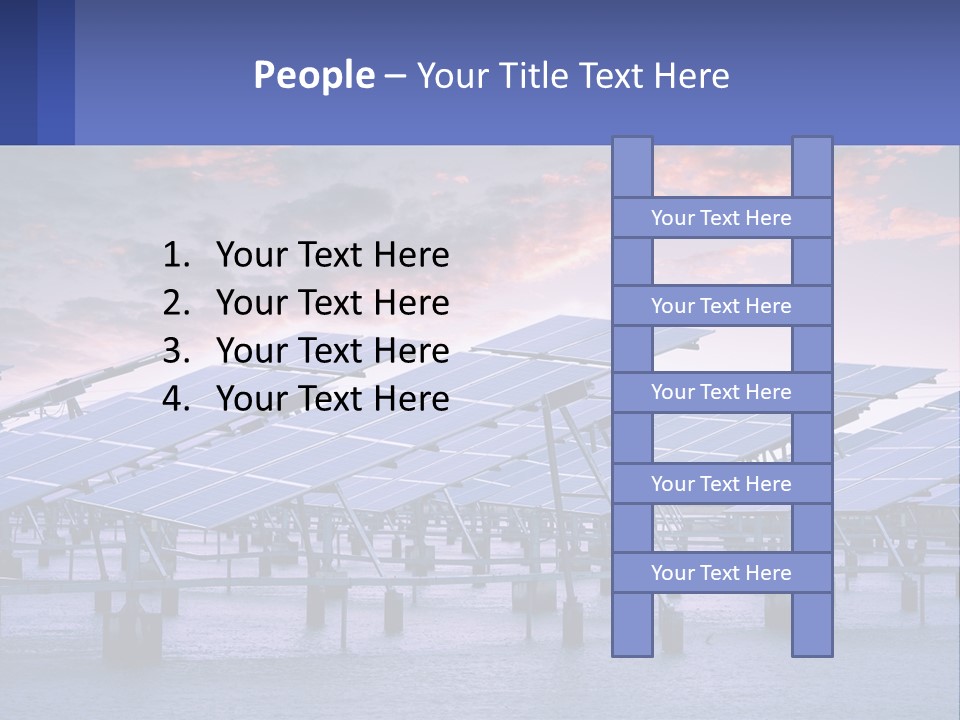 Sunset Family Sand PowerPoint Template