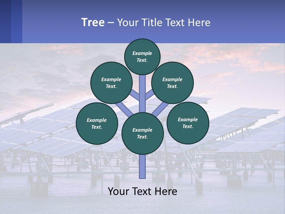 Sunset Family Sand PowerPoint Template