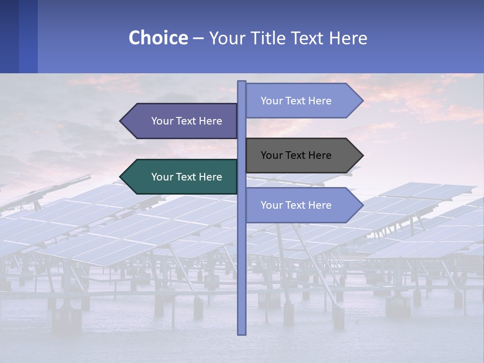 Sunset Family Sand PowerPoint Template