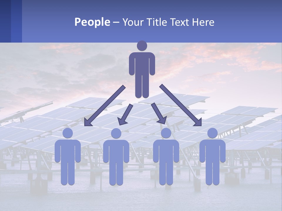 Sunset Family Sand PowerPoint Template