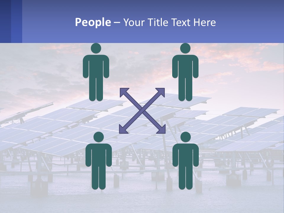 Sunset Family Sand PowerPoint Template