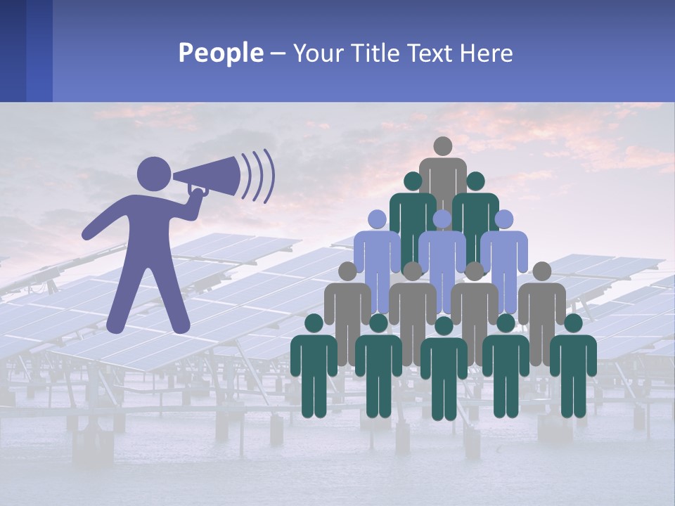 Sunset Family Sand PowerPoint Template