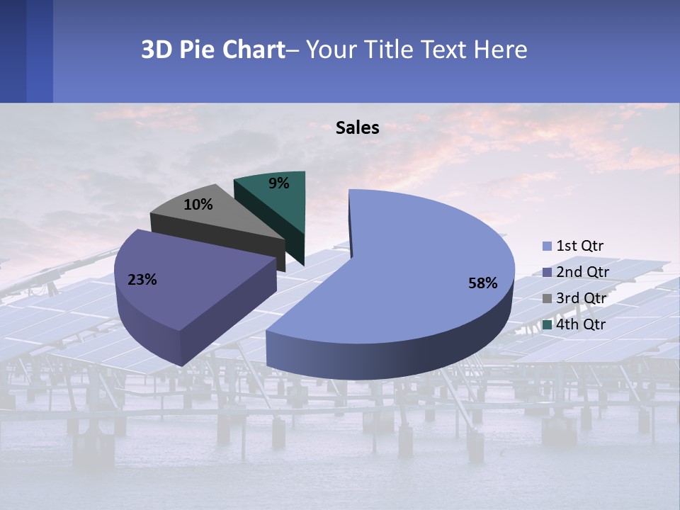 Sunset Family Sand PowerPoint Template