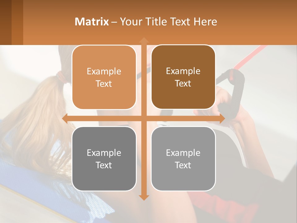 Elderly Caucasian Water PowerPoint Template