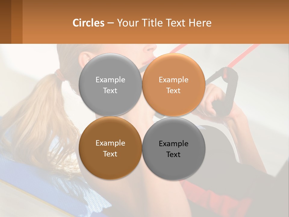 Elderly Caucasian Water PowerPoint Template