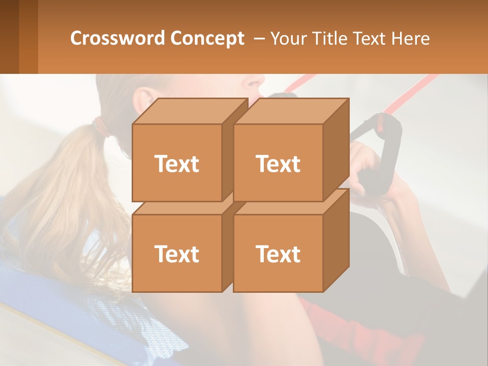 Elderly Caucasian Water PowerPoint Template