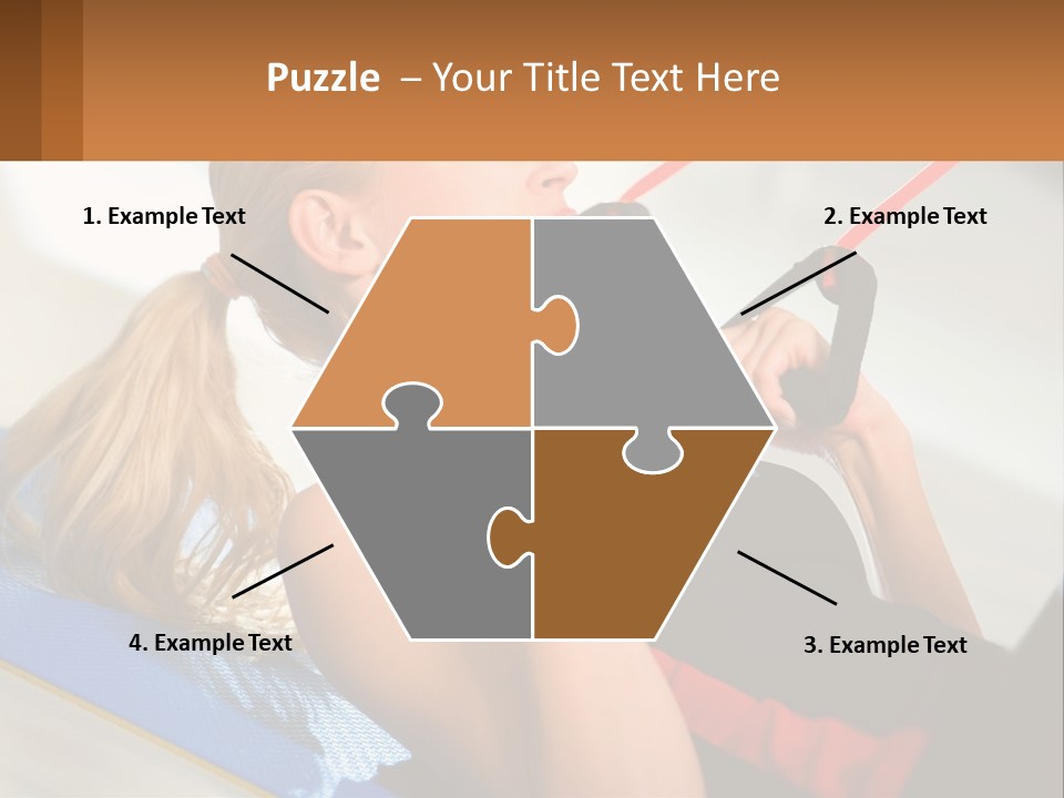 Elderly Caucasian Water PowerPoint Template