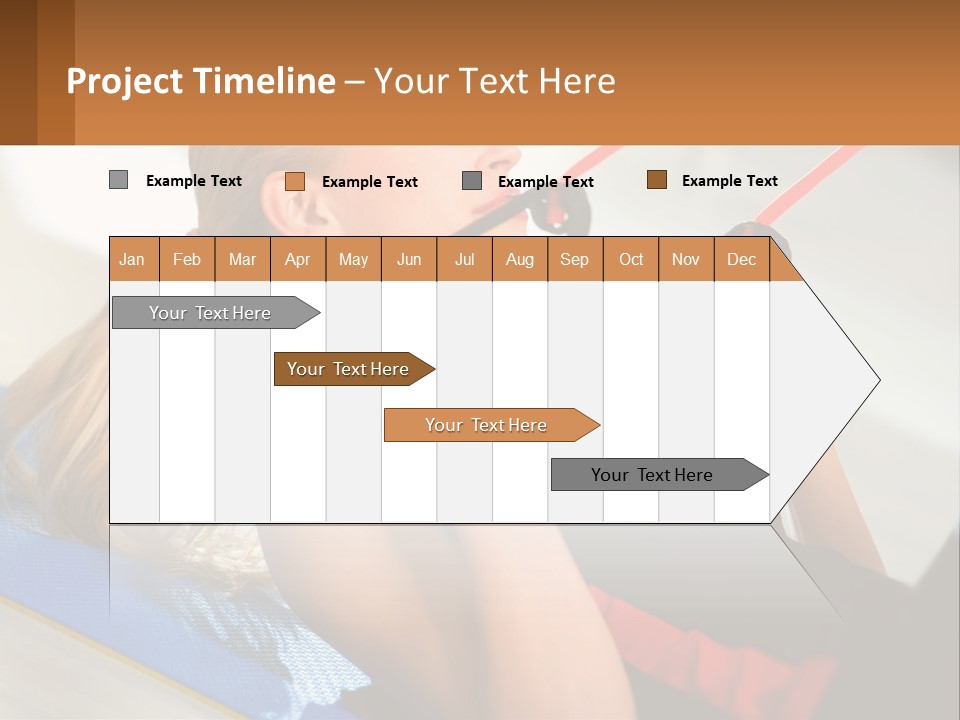 Elderly Caucasian Water PowerPoint Template