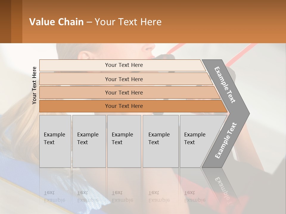Elderly Caucasian Water PowerPoint Template