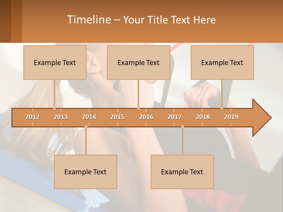 Elderly Caucasian Water PowerPoint Template