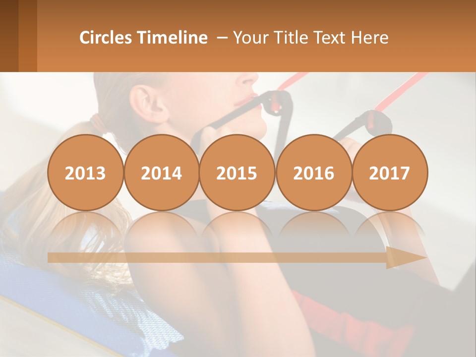 Elderly Caucasian Water PowerPoint Template