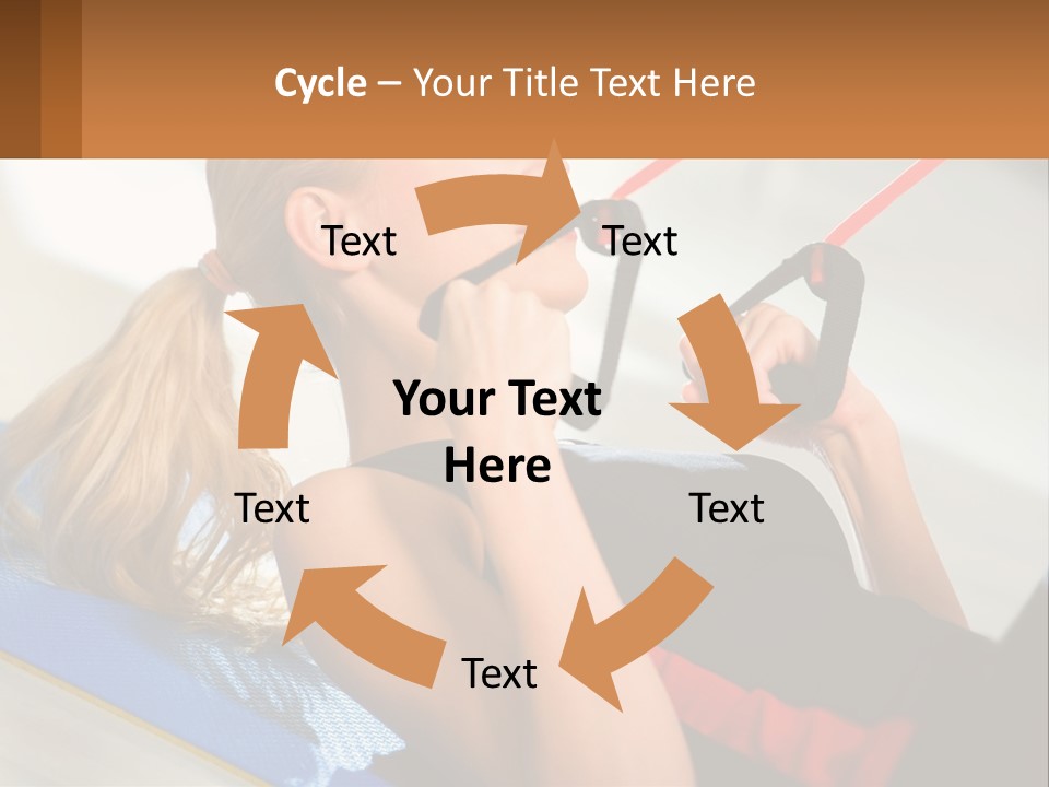 Elderly Caucasian Water PowerPoint Template