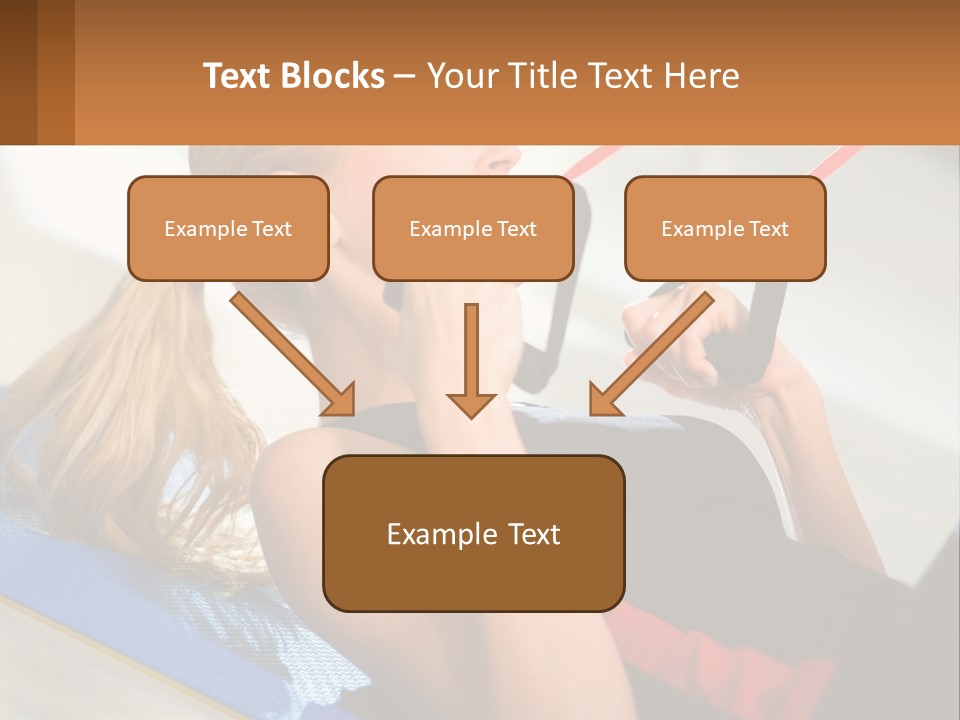 Elderly Caucasian Water PowerPoint Template