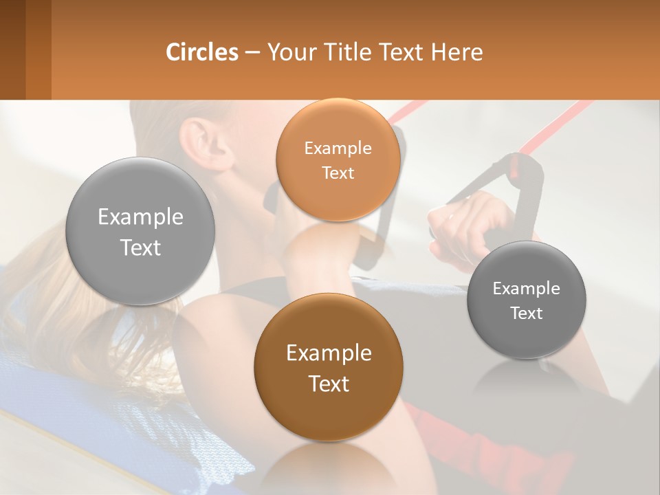 Elderly Caucasian Water PowerPoint Template