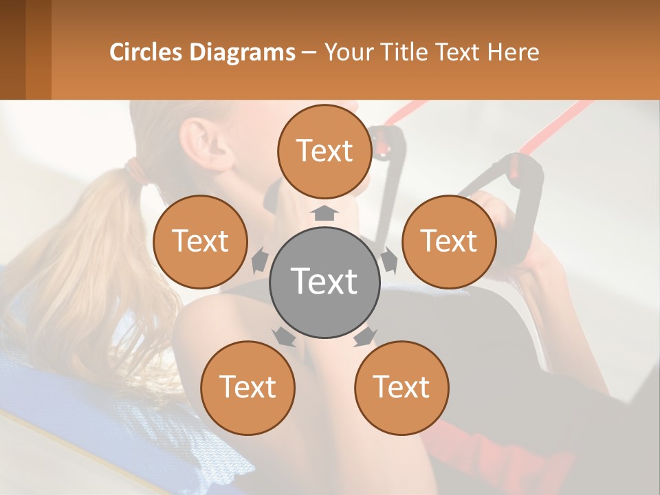 Elderly Caucasian Water PowerPoint Template