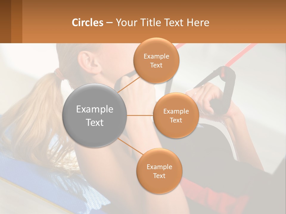 Elderly Caucasian Water PowerPoint Template