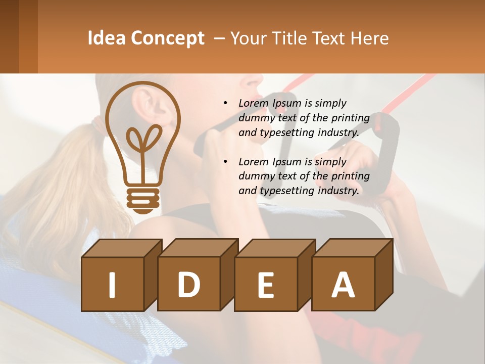 Elderly Caucasian Water PowerPoint Template