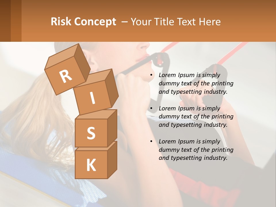 Elderly Caucasian Water PowerPoint Template