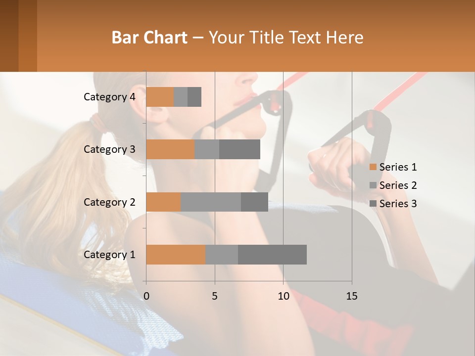 Elderly Caucasian Water PowerPoint Template