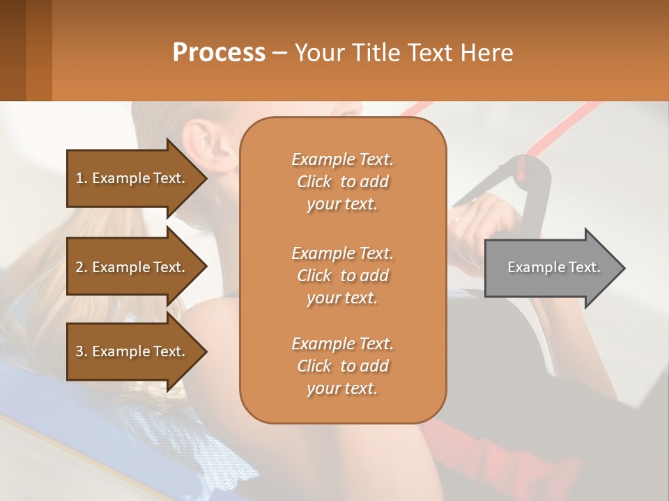 Elderly Caucasian Water PowerPoint Template