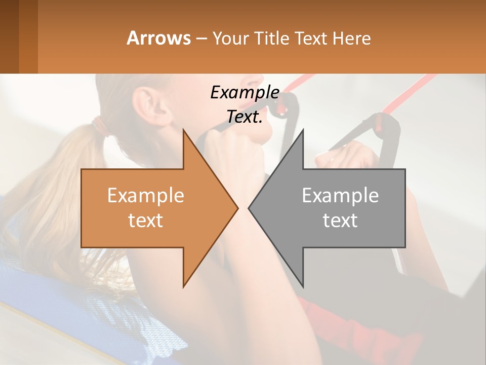 Elderly Caucasian Water PowerPoint Template