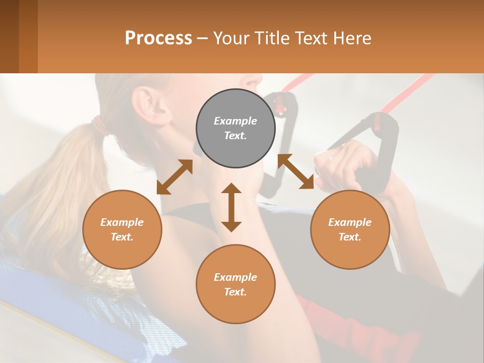 Elderly Caucasian Water PowerPoint Template