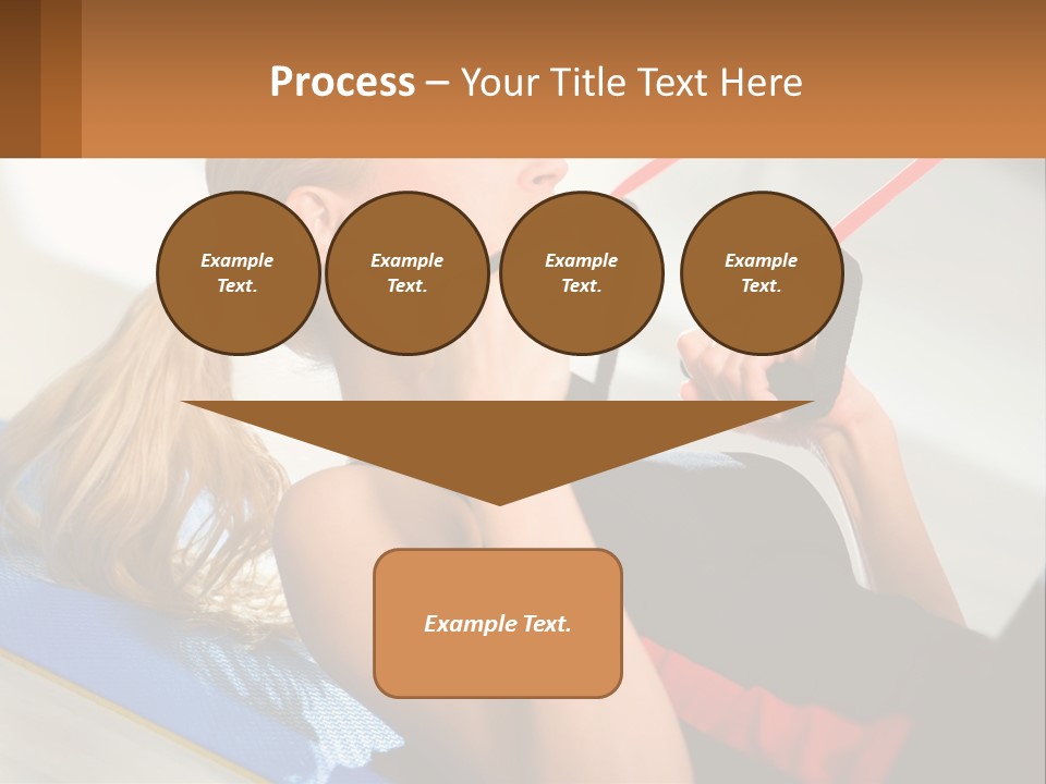 Elderly Caucasian Water PowerPoint Template